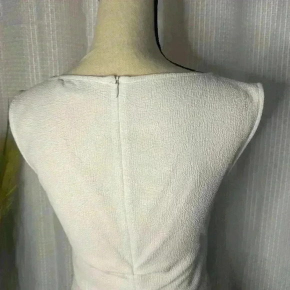 Rachel Comey Gorgeous Sleeveless White Textured Medina Dress Size 4 NWOT - Picture 6 of 15